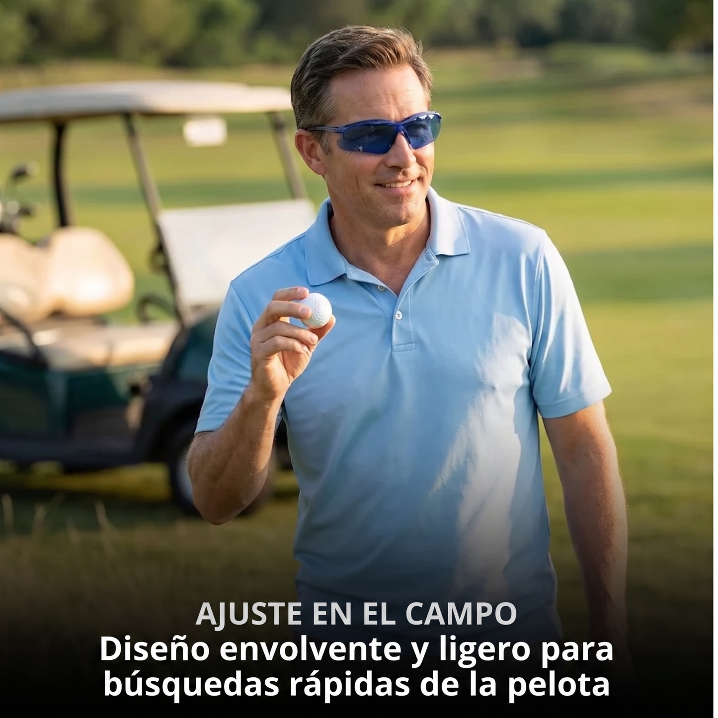 Gafas para encontrar pelotas de golf